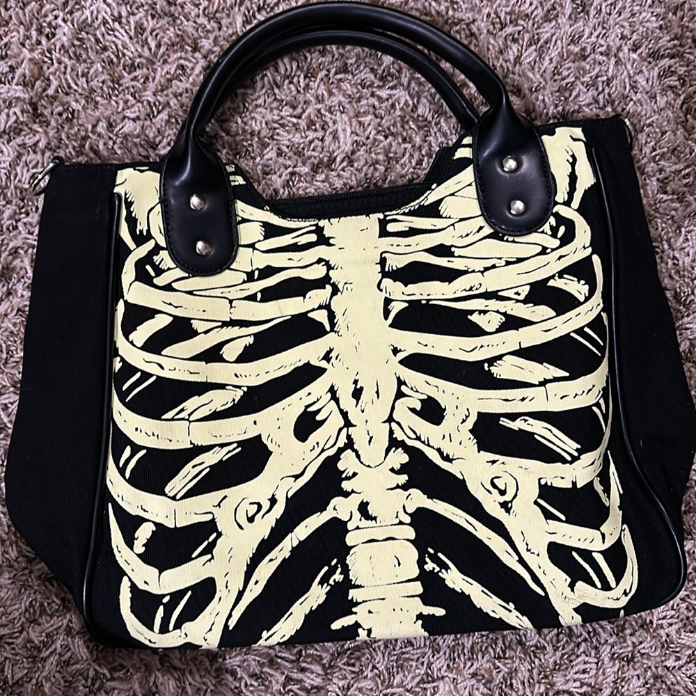 Glow-In-The-Dark Skeleton Bag